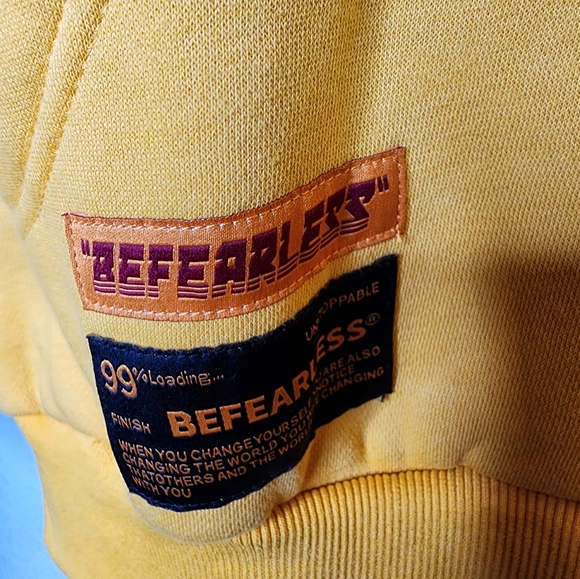 BeFearless Japanese Ice Tea Streetwear Hoodie Sweatshirt Size M - Picture 7 of 10